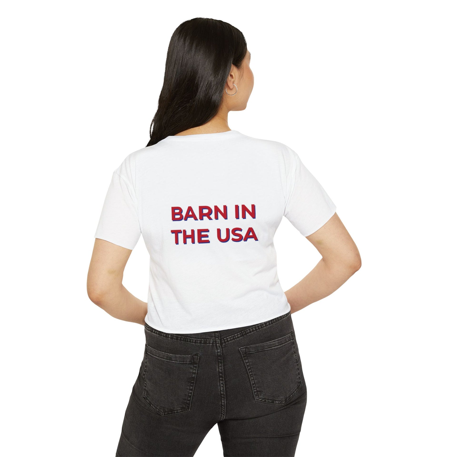 Barn In The USA Crop Top