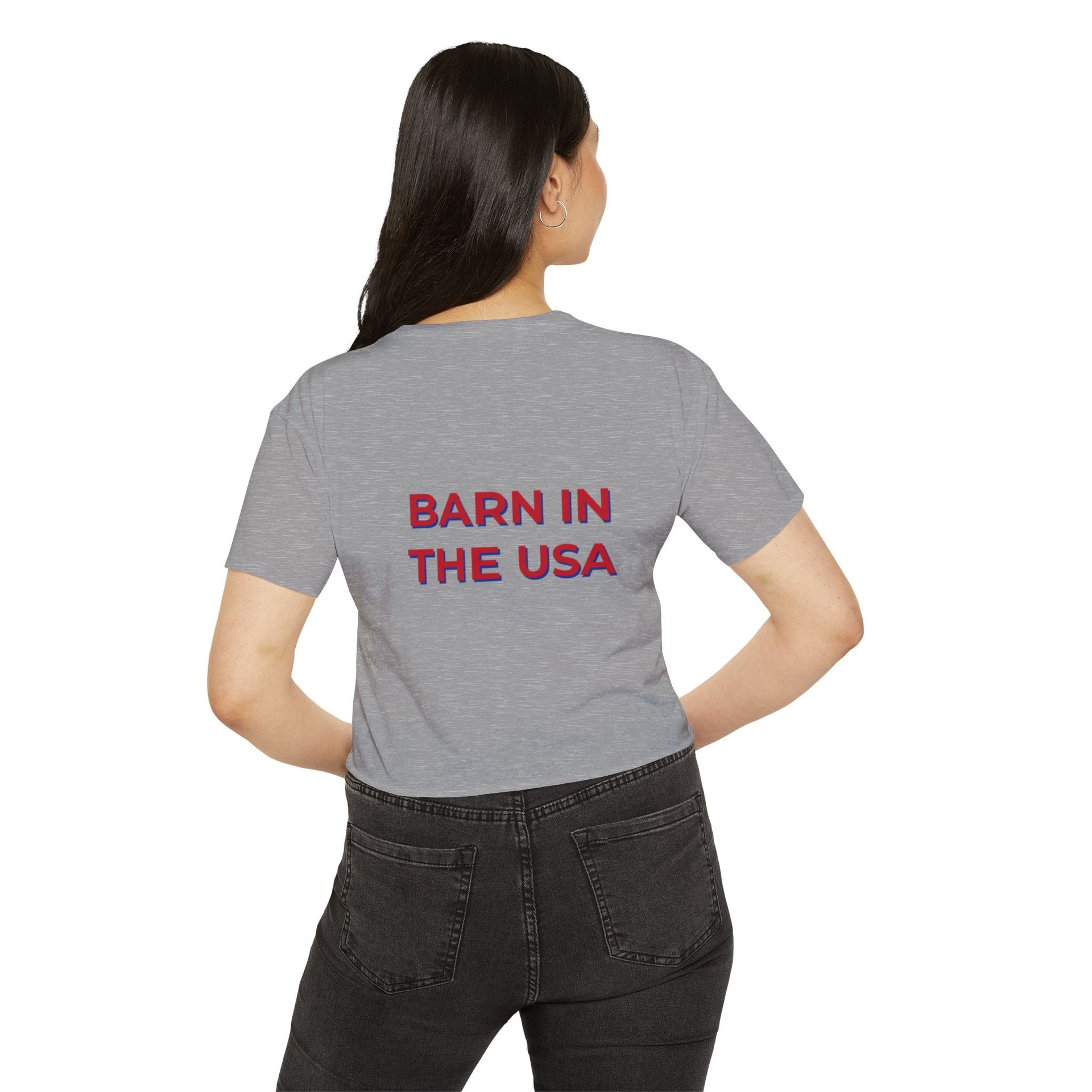 Barn In The USA Crop Top