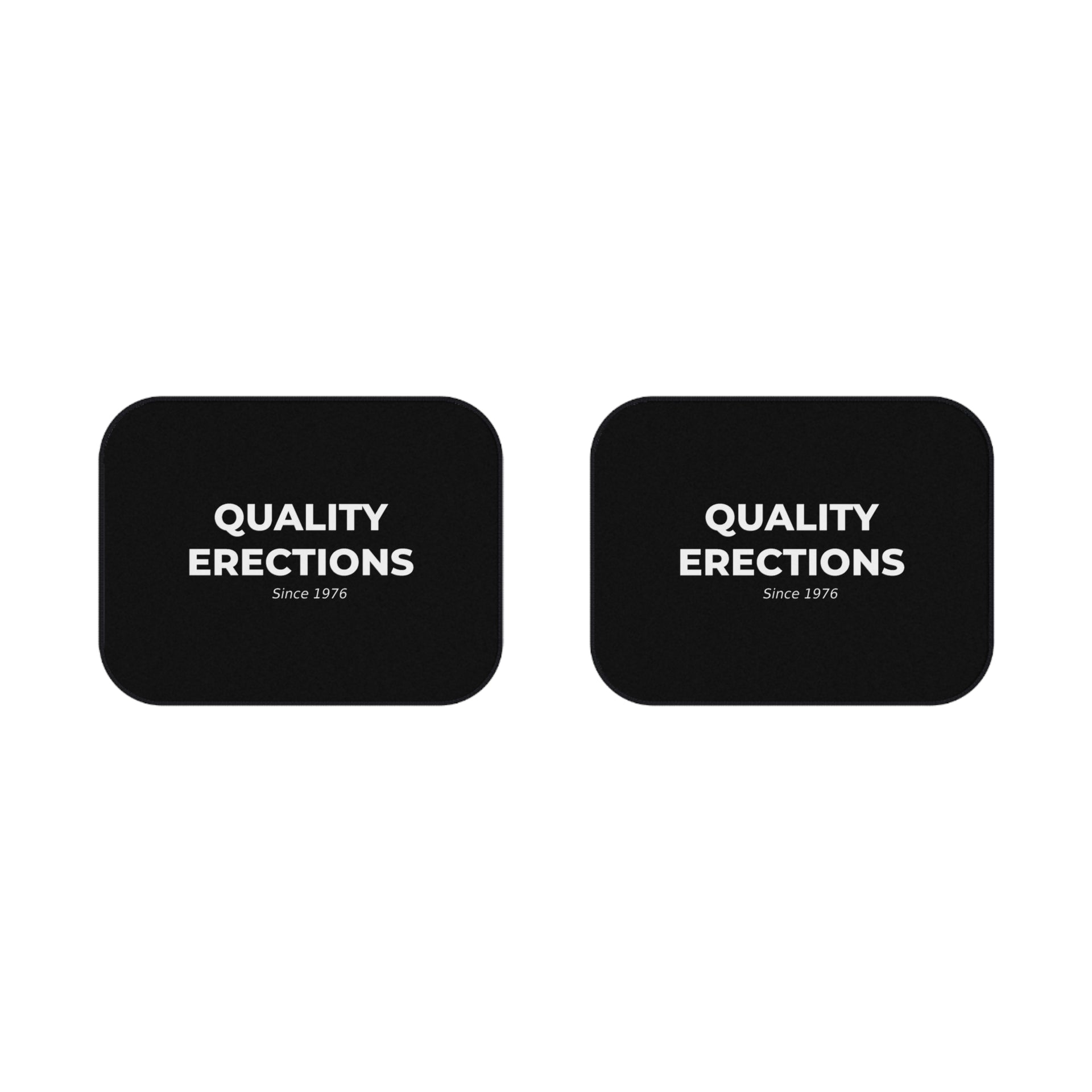 Quality Erections Car Mats