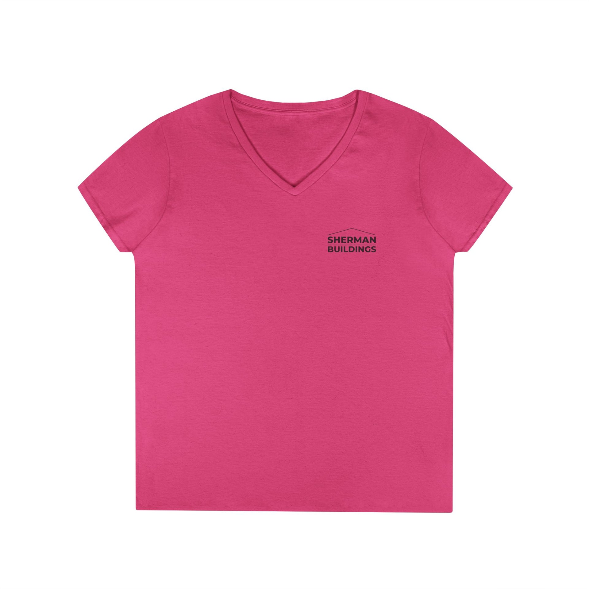 Sherman Buildings V-Neck Tee