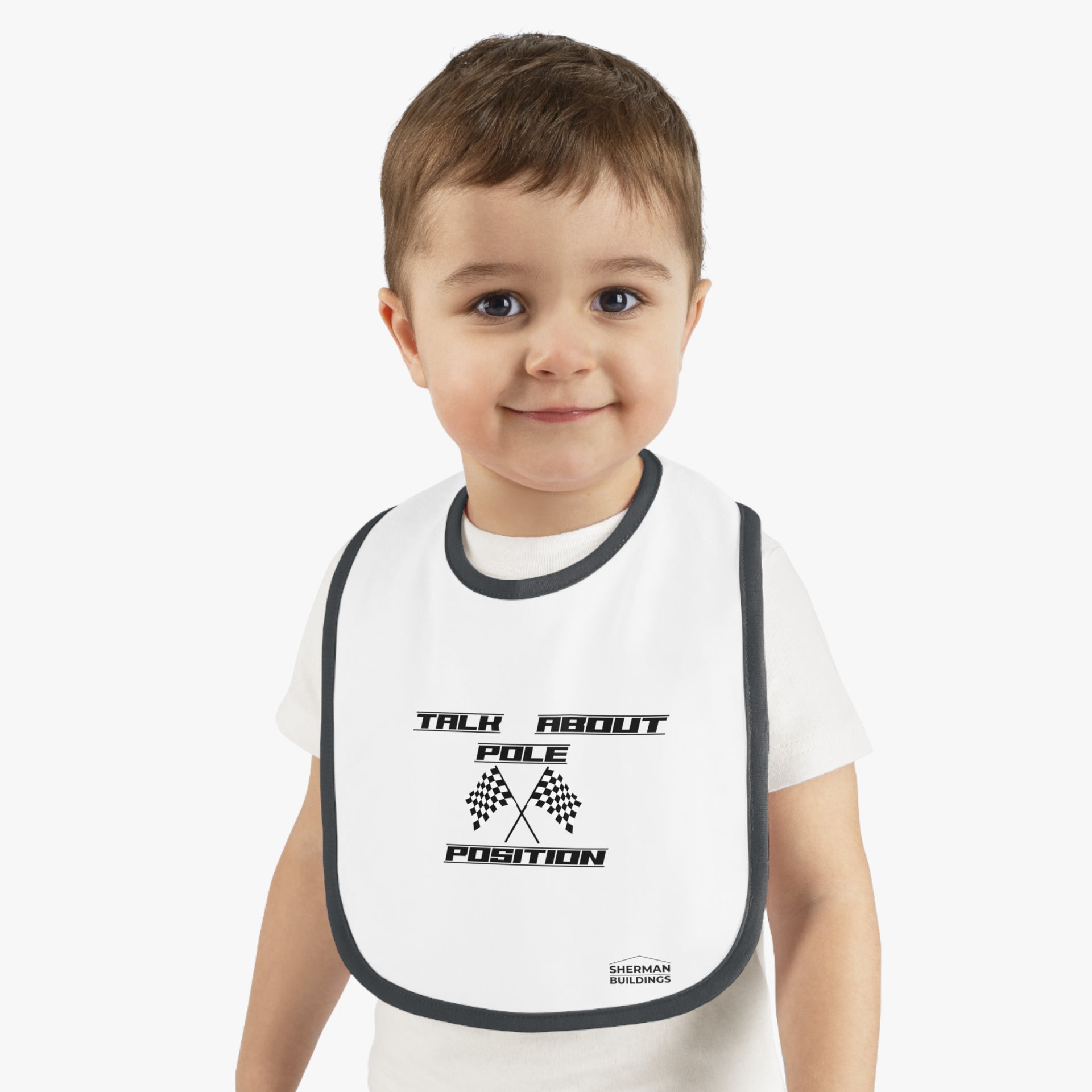 Talk About Pole Position Baby Bib