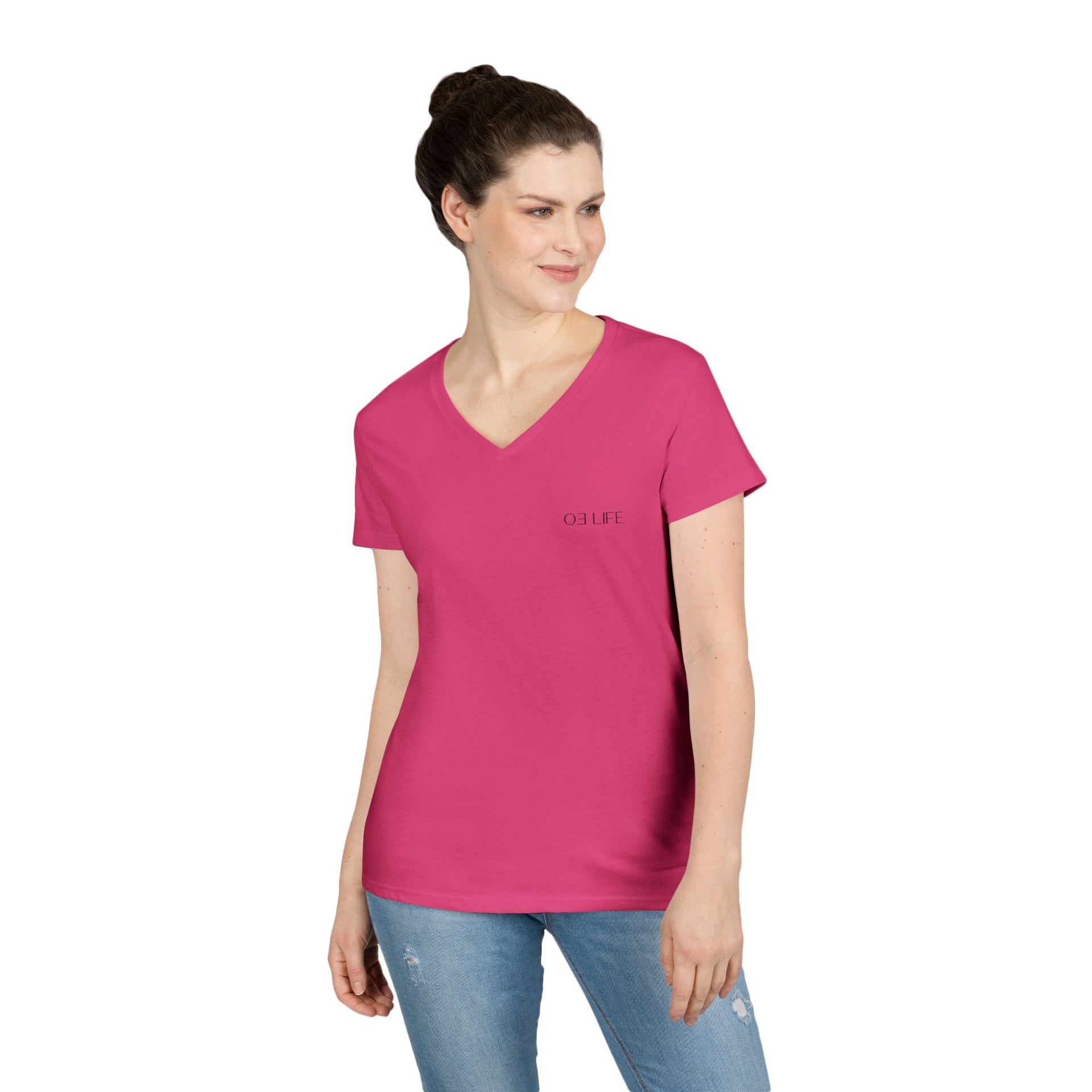 QE Life V-Neck T-Shirt