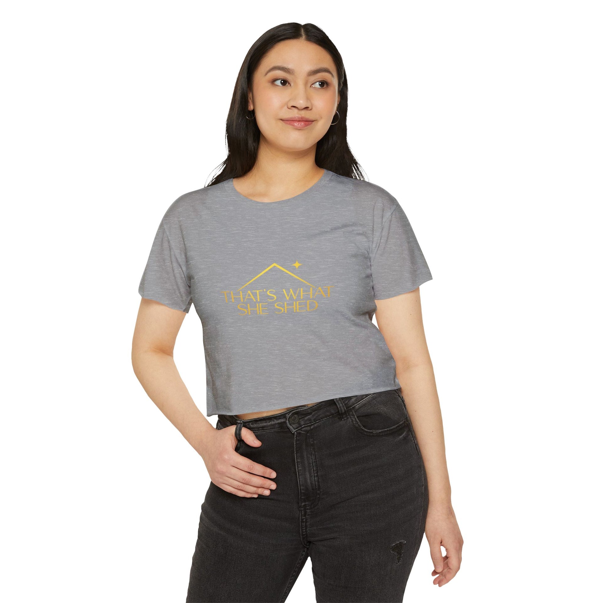 She Shed Crop Top