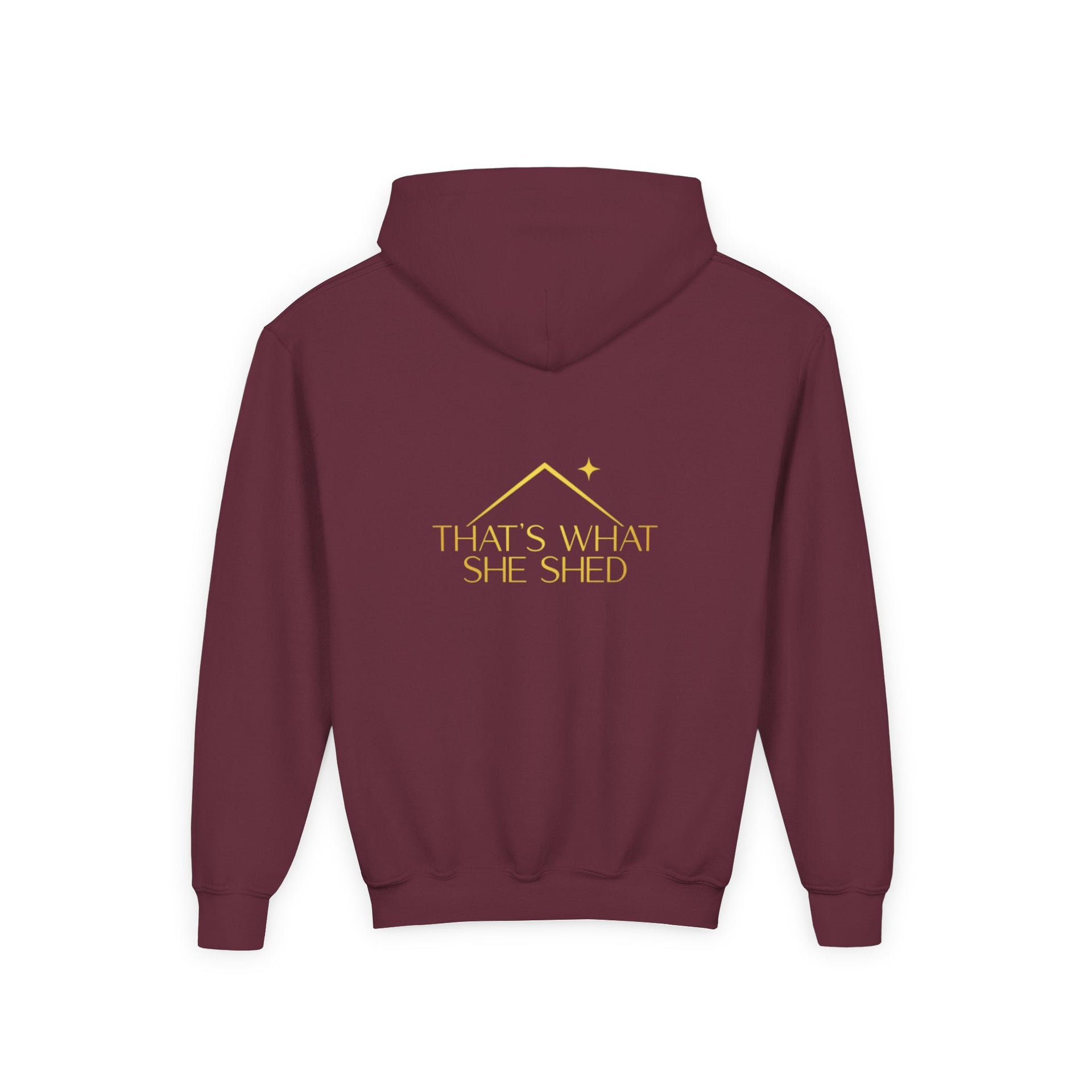 She Shed Youth Hooded Sweatshirt